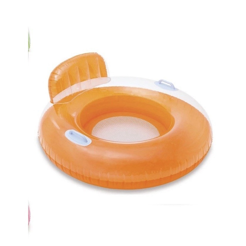 Intex Candy Color Orange Inflatable Lounge 40inch Diameter